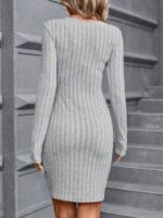 Rochie Scurta Alissa Gri - imagine 2