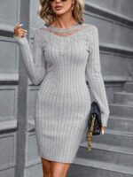 Rochie Scurta Alissa Gri - imagine 3