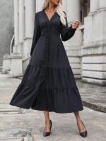 Rochie Lunga Moana Neagra