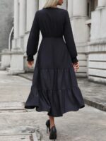 Rochie Lunga Moana Neagra - imagine 2