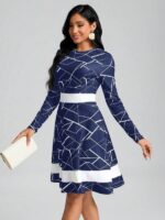 Rochie Scurta Iveth Bleumarin