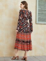 Rochie Lunga Celina Inflorata - imagine 2