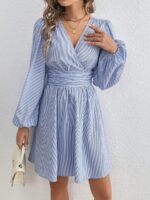 Rochie Scurta Dorina Albastra - imagine 3