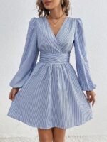 Rochie Scurta Dorina Albastra - imagine 4