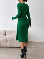 Rochie Midi Hera Verde - imagine 2