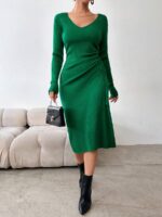 Rochie Midi Hera Verde - imagine 3