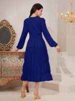 Rochie Lunga Ladius Albastra - imagine 2