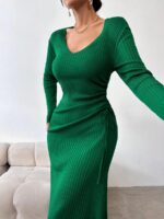 Rochie Midi Hera Verde - imagine 4
