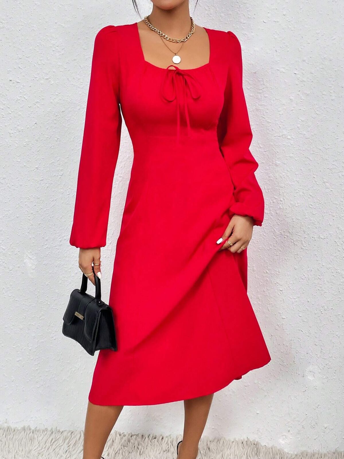 Rochie Midi Jade Roz - imagine 1