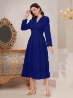 Rochie Lunga Ladius Albastra - imagine 5