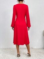 Rochie Midi Jade Roz - imagine 2