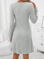 Rochie Midi Margot Gri - imagine 2