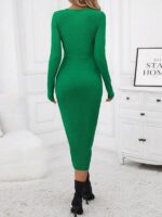 Rochie Lunga Sosso Verde - imagine 2
