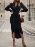 Rochie Midi Seria Bleumarin - imagine 4