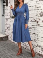 Rochie Midi Dezira Din Denim