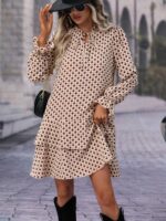 Rochie Scurta Susana Maro cu Imprimeu Geometric - imagine 4