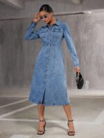 Rochie Lunga Serinesa Din Denim