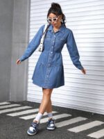 Rochie Midi Andaina Din Denim