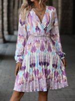 Rochie Midi Noelia cu Print Multicolor - imagine 3