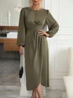 Rochie Lunga Sabrina Khaki
