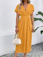 Rochie Lunga Giselle Galbena