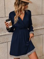 Rochie Scurta Lindsey Bleumarin - imagine 3