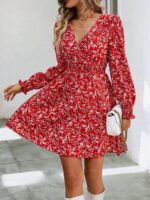Rochie Scurta Gloria Rosie Cu Imprimeu Alb - Negru