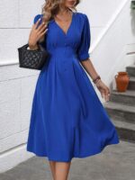 Rochie Midi Cosmina Albastra - imagine 3