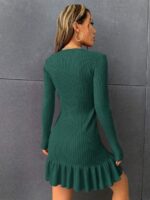 Rochie Scurta Iobinia Verde - imagine 2