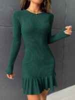 Rochie Scurta Iobinia Verde - imagine 3