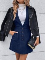 Rochie Scurta Giuliana Bleumarin
