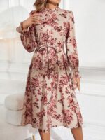 Rochie Midi Nikie Roz Inflorata
