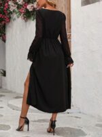 Rochie Midi Bolo Neagra - imagine 2