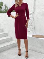 Rochie Midi Davia Grena - imagine 3