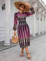 Rochie Midi Torine Multicolora