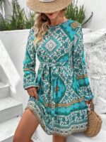 Rochie Scurta Edalina Multicolora