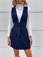 Rochie Scurta Giuliana Bleumarin - imagine 3