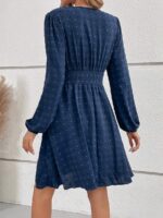 Rochie Scurta Danya Albastra - imagine 2