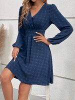 Rochie Scurta Danya Albastra - imagine 3