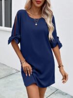 Rochie Scurta Amaia Albastra - imagine 5
