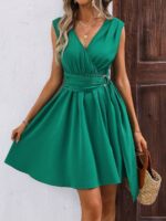 Rochie Scurta Atena Verde - imagine 4
