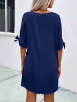 Rochie Scurta Amaia Albastra - imagine 2