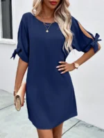 Rochie Scurta Amaia Albastra
