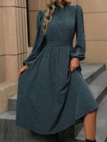 Rochie Lunga Marieta Verde Inchis - imagine 4