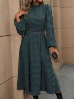 Rochie Lunga Marieta Verde Inchis
