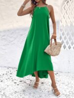 Rochie Lunga Ambra Verde - imagine 3