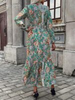 Rochie Lunga Hamida Multicolora - imagine 2
