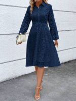 Rochie Midi Famina Albastru Inchis - imagine 3