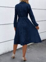 Rochie Midi Famina Albastru Inchis - imagine 2
