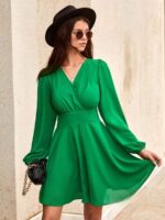Rochie Scurta Jehan Verde